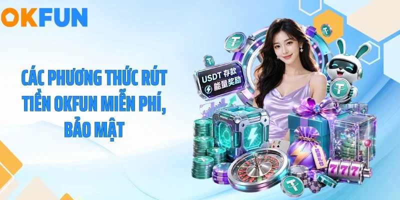 Các phương thức rút tiền OKFUN miễn phí, bảo mật